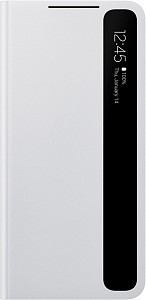 Smart Clear View Cover для Samsung S21+ (серый)
